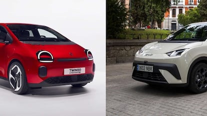Renault Twingo contra BYD Dolphin Surf: dos de los coches eléctricos más baratos del mercado