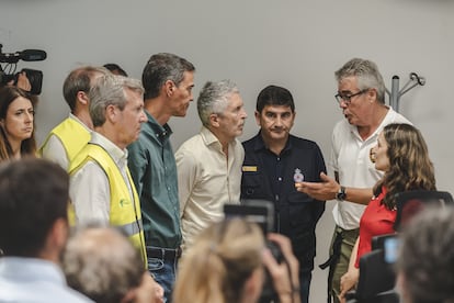 El presidente del Gobierno, Pedro Sánchez, y el presidente de la Xunta de Galicia, Alfonso Rueda, visitan este domingo el Centro de Coordinación Operativo Contraincendios de Ourense (Galicia).