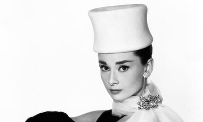 Audrey Hepburn en una imagen de 1957