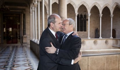 Manuel Chaves con José Montilla, en 2009.