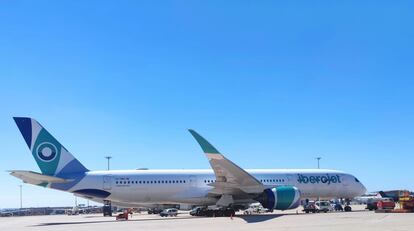 Fotografía de un A350 de Iberojet, el modelo que volará este verano a Los Cabos.