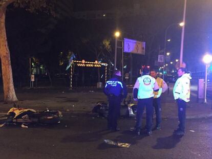La imagen de Emergencias Madrid del accidente.
