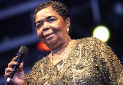 La cantante Cesaria Evora, en una imagen de archivo.