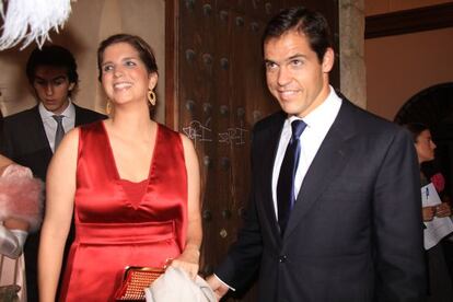 Luis Alfonso de Borb&oacute;n y su esposa Margarita Vargas.