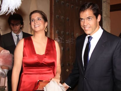 Luis Alfonso de Borb&oacute;n y su esposa Margarita Vargas.