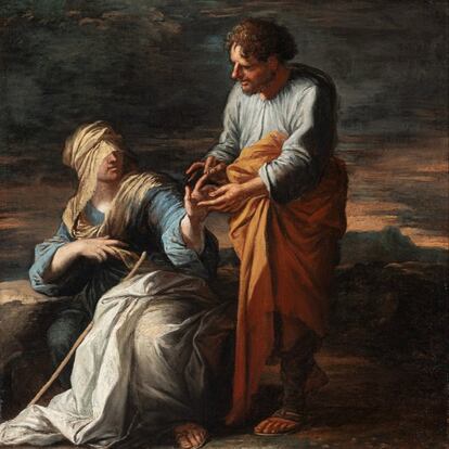 'Judá y Tamar', de Salvator Rosa.