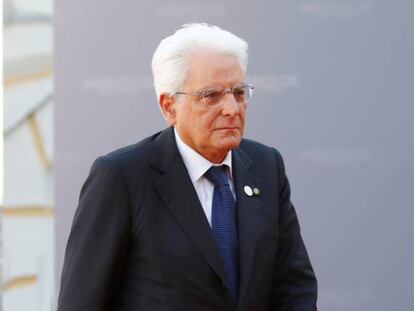 Sergio Mattarella, presidente de la República italiana