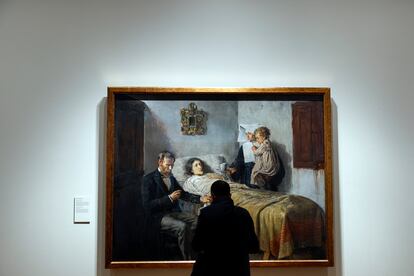 'Ciencia y caridad', de Pablo Picasso, en el Prado.