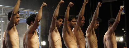 El grupo Los Vivancos, durante la presentación del espectáculo.