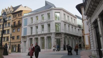 El nuevo edificio del Museo Bellas Artes de Asturias, habilitado tras las  obras de ampliaci&oacute;n en el centro hist&oacute;rico de Oviedo.
 
 