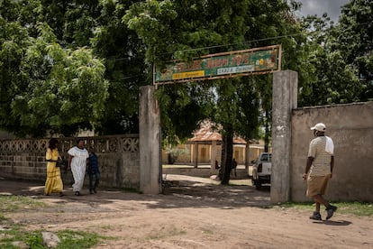 The entrance to Joseph Faye High School in Oussouye, where the missionary Manel Sales abused students for decades.