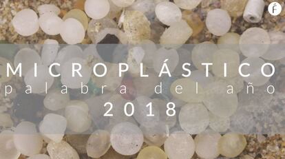 'Microplástico', la voz que designa los pequeños fragmentos de plástico que se han convertido en una de las principales amenazas para el medioambiente.