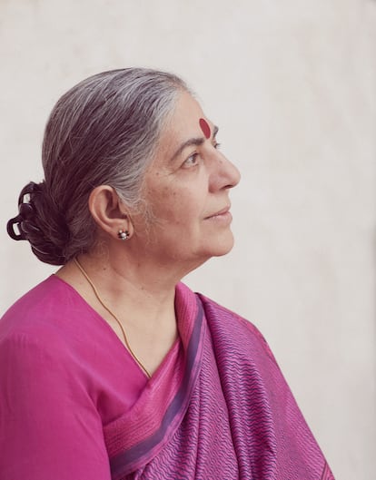 Vandana Shiva, retratada en Mallorca