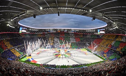 Vista general de estadio Allianz Arena durante la inauguración de la Eurocopa 2024,