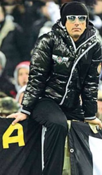 Raffaello Bucci, en el estadio de la Juventus.