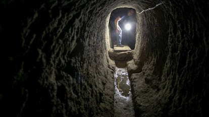 The Roman drains underneath Cadiz.