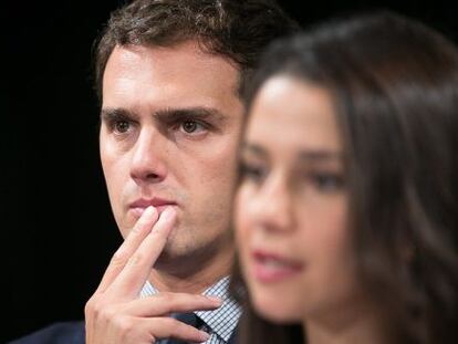 Albert Rivera junto a Ines Arrimadas.