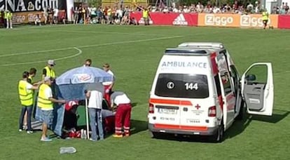Los médicos atienden a Abdelhak Nouri