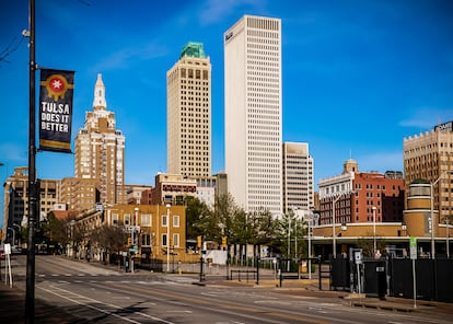 Una imagen del centro de Tulsa.