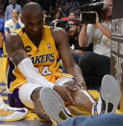 Kobe, lesionado.