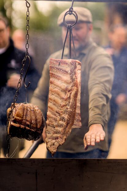 Costillar de res.