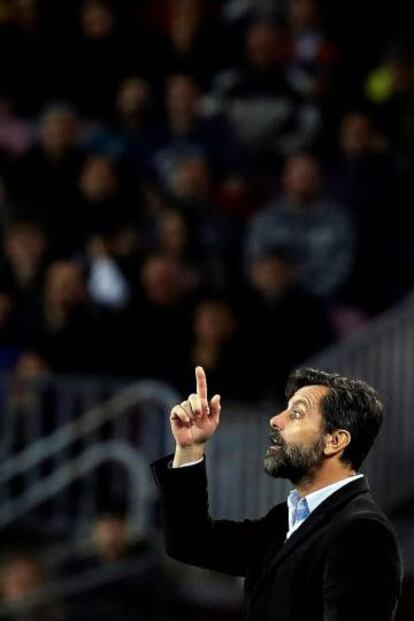 L&#039;entrenador de l&#039;Espanyol, Quique S&aacute;nchez Flores.