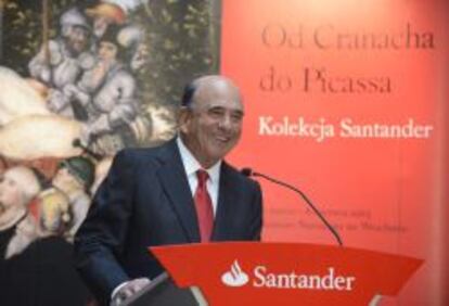 El presidente de Banco Santander, Emilio Botín.