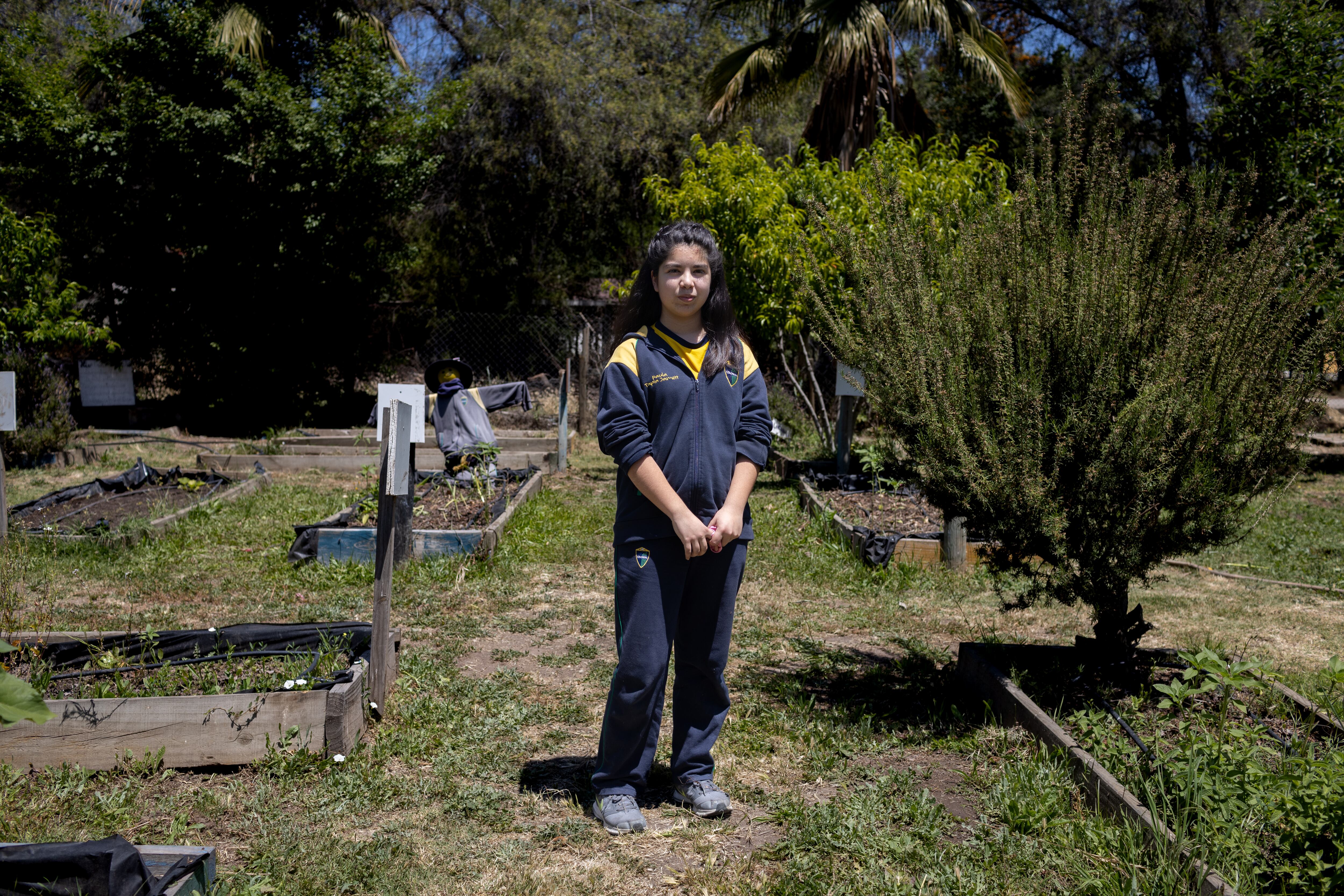 Paula Tapia, alumna del Colegio Colonial de Pirque.