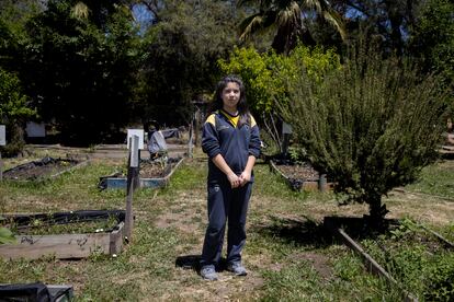 Paula Tapia, alumna del Colegio Colonial de Pirque.