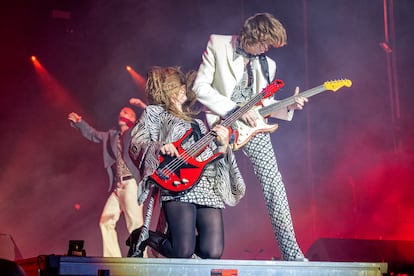 Maneskin en el Primavera Sound de Madrid en 2024.  