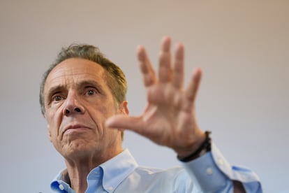 El candidato independiente por la alcaldía de Nueva York, Andrew Cuomo