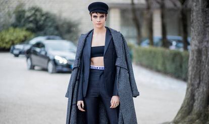 Cara Delevingne en París durante la Semana de la Moda el pasado mes de febrero