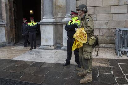 Justo José M. P. itentó entrar en el palacio de la Generalitat vestido de militar el pasado 4 de noviembre.