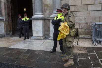 Justo Jos&eacute; M. P. itent&oacute; entrar en el palacio de la Generalitat vestido de militar el pasado 4 de noviembre. 