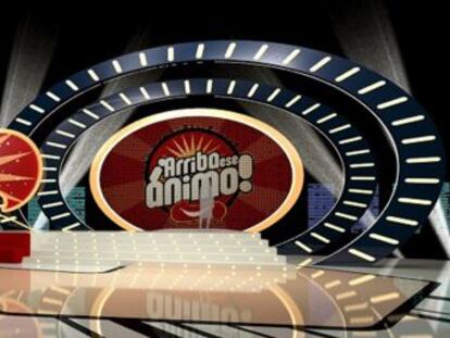 El plató de la gala de TVE "Arriba ese ánimo"