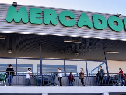 Imagen de archivo del exterior de un supermercado de Mercadona.