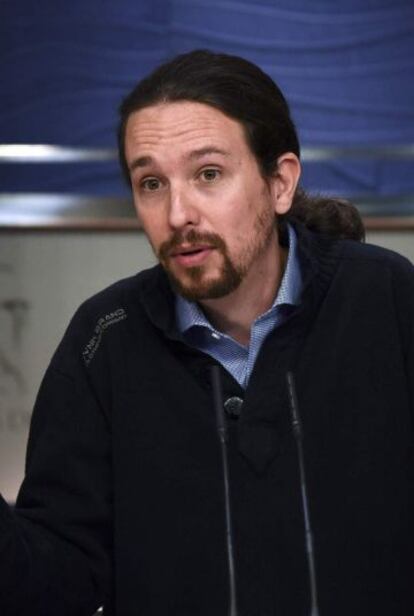 Pablo Iglesias, de Podemos.