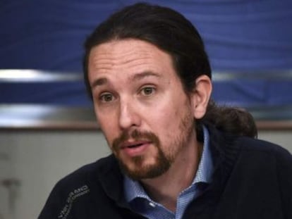 Pablo Iglesias, de Podemos.