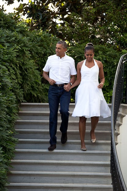 Barack y Michelle, en una celebración del 4 de julio.