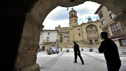 Plaza de Labastida una semana después de las elecciones del 26M.