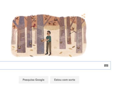 Doodle de Chico Mendes.