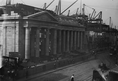 La desaparecida Estación Pensilvania de Nueva York, en una imagen de 1912. |