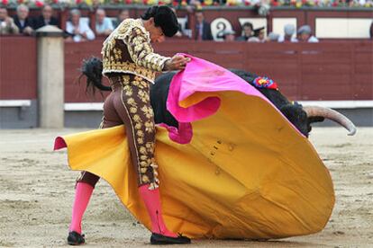 El Cid, en la corrida de Beneficencia del año pasado en Las Ventas.