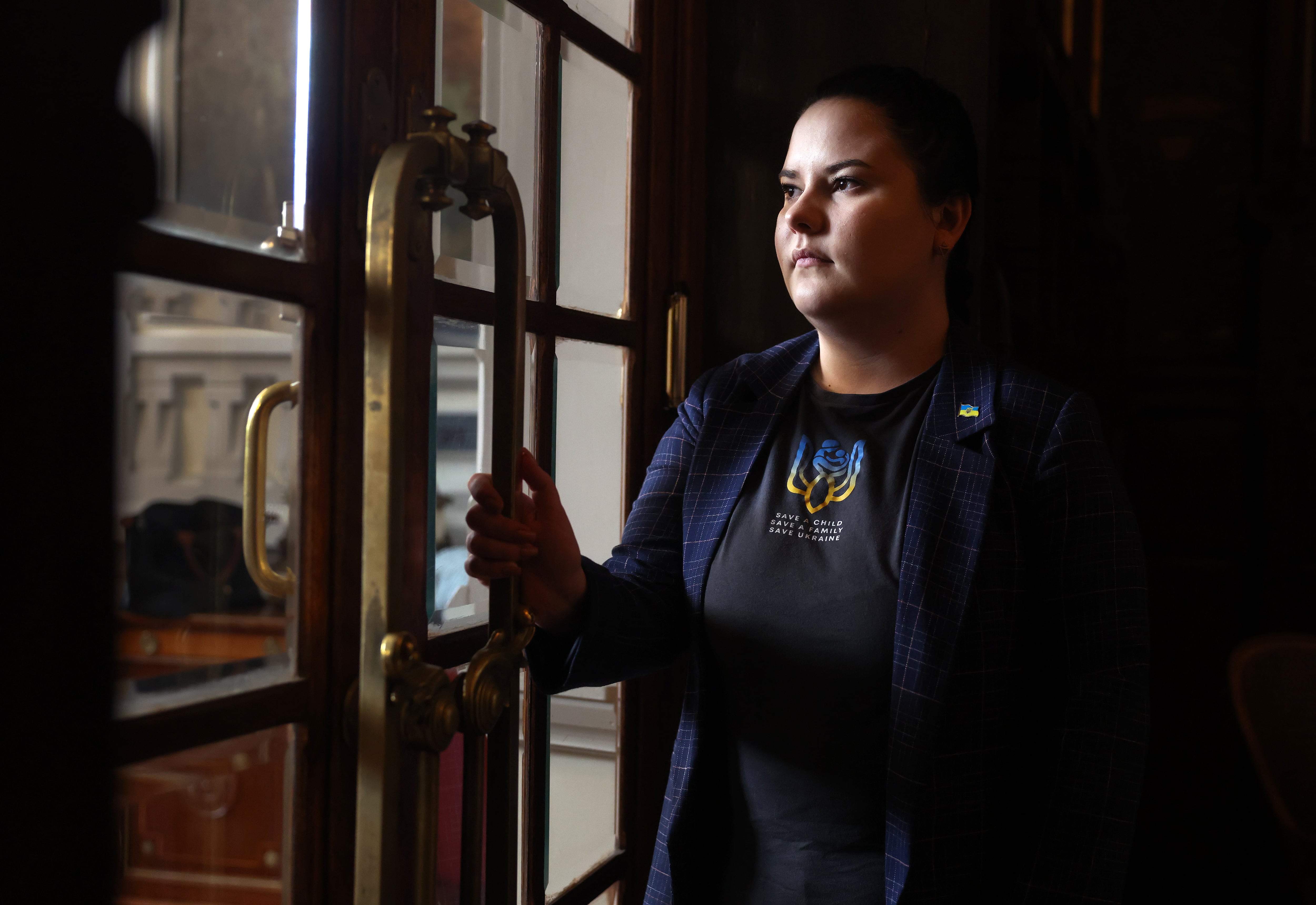 Ksenia Koldin fotografiada en el Ateneo de Madrid este miércoles.