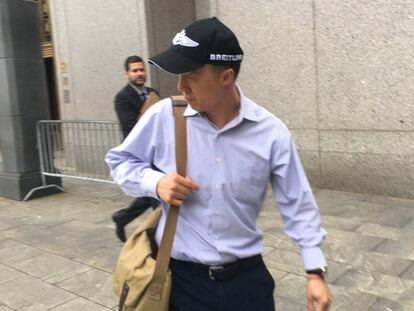 Kun Shan Chun este lunes en el tribunal federal en Nueva York. 