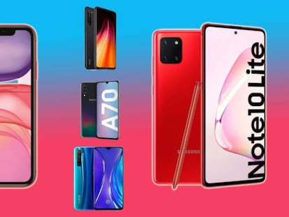 Una selección de móviles de alta y media gama de marcas como Apple, Xiaomi, Realme o Samsung a precios rebajados.