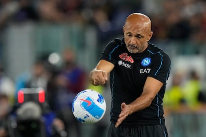 Luciano Spalletti, entrenador del Nápoles.