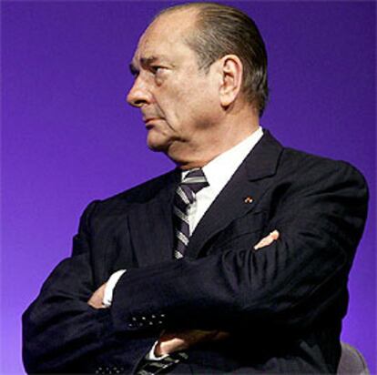 El presidente francés, Jacques Chirac.