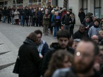 Por provincias, la participación en Girona sigue por debajo de los anteriores comicios