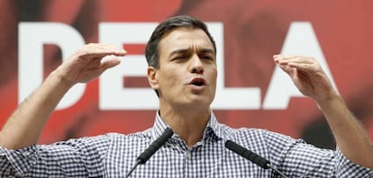 El secretario general del PSOE, Pedro Sánchez.